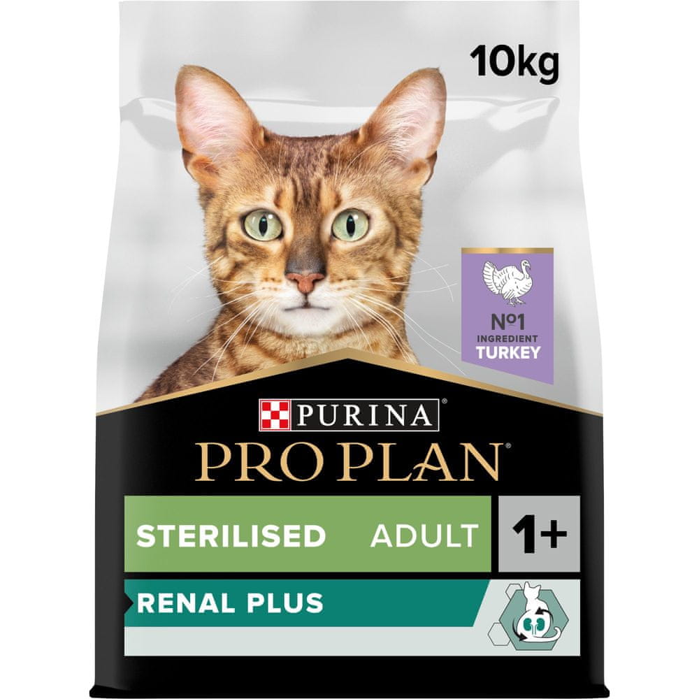 Purina Pro Plan CAT STERILISED RENAL PLUS morka 10 kg